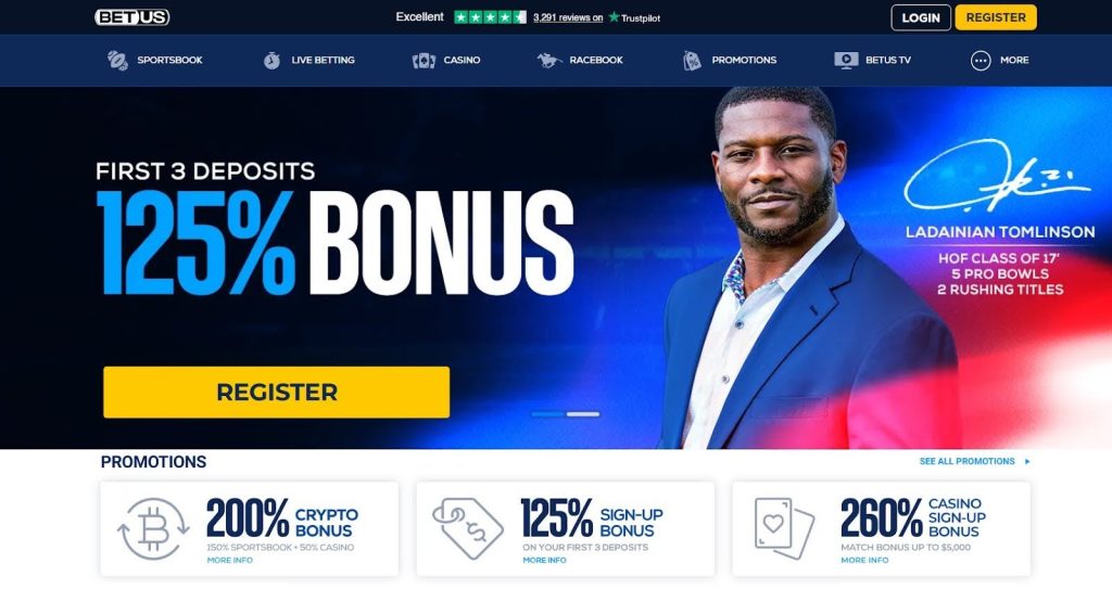BetUS platform – offshore sportsbook with big welcome bonuses